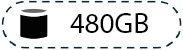 480 GB interner Speicher (je nach Modell)